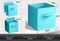 Sorbus 8 Pack 11 Inch Foldable Storage Cubes with Handles- for Organizing Home, Shelves, Nursery, Playroom, Closet and More